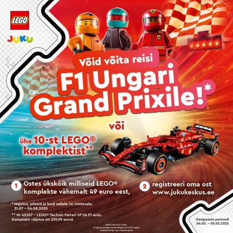 Võida reis F1 Ungari Grand prixile!