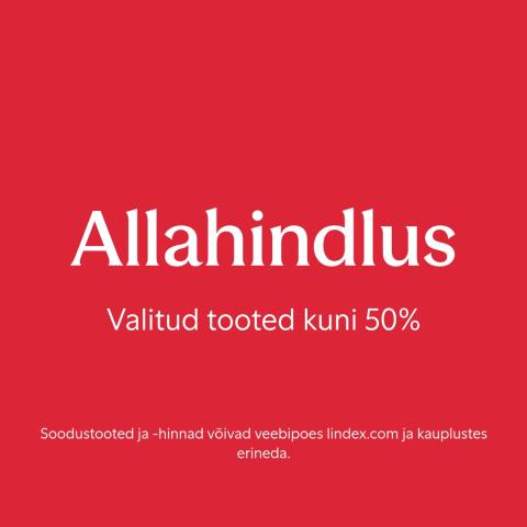 ALLAHINDLUS kuni 50%