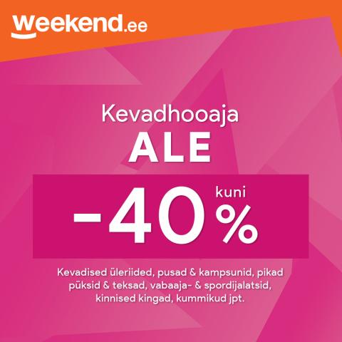 Kevadhooaja ALE kuni -40%