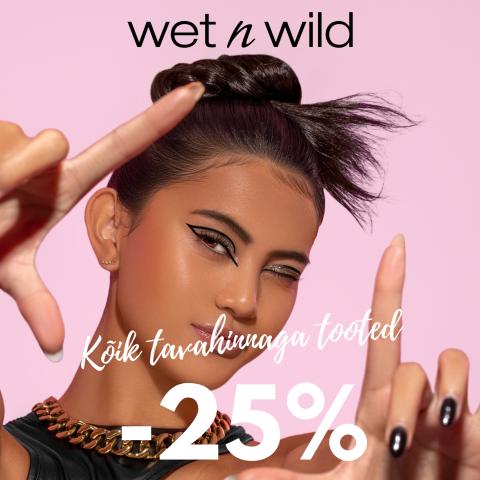 Ideaal Kosmeetikas kõik Wet n Wild tavahinnaga tooted -25%
