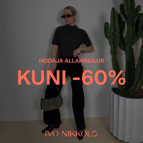 Hooaja allahindlus kuni -60%