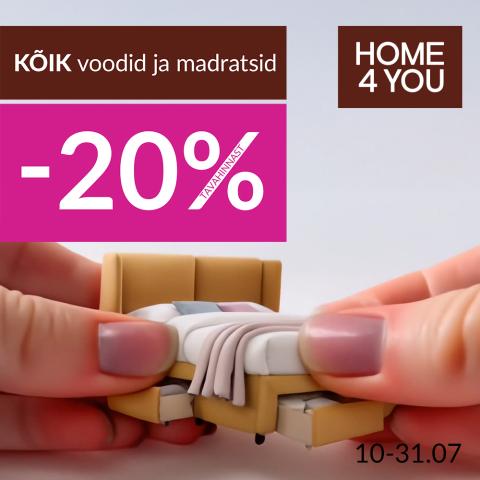 Mudime hinnad alla! KÕIK voodid ja madratsid -20%